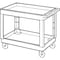 Rubbermaid Commercial 4" Casters 2-shelf Utility Cart, Foam, 2 Shelves, 32.4" W, 40.2" H, Push Handle Handle RCP9T6700BLA - alternate 3